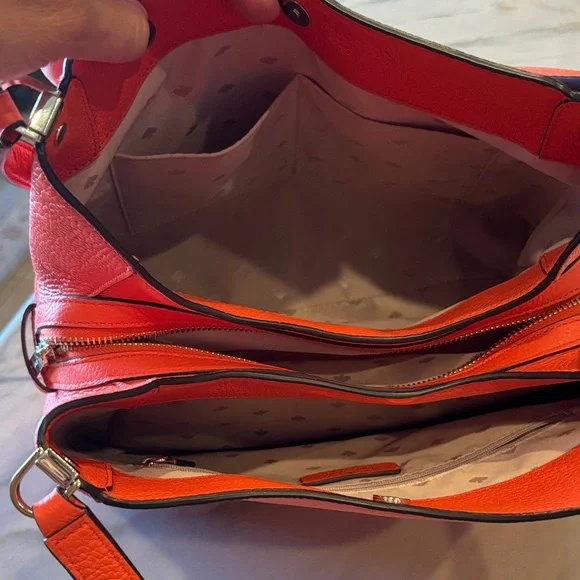Kate Spade Vibrant Orange Shoulder Bag - Picture 8 of 10